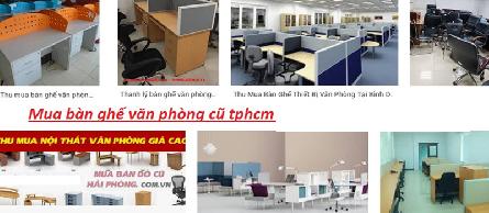 Thu mua bàn ghế văn phòng cũ chuyên nghiệp giá cao nhất TpHCM