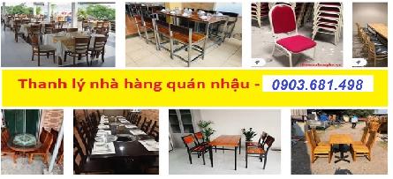 Chuyên Thu Mua bàn ghế đồ cũ nhà hàng, quán nhậu ở tại Bình Dương